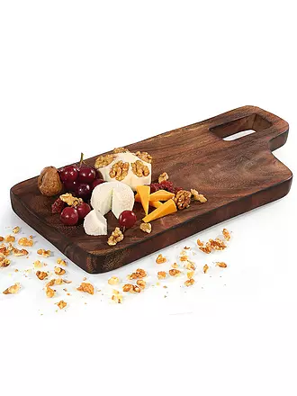 ZASSENHAUS | Planche à découper/de service avec poignée 46×20 cm en acacia | 